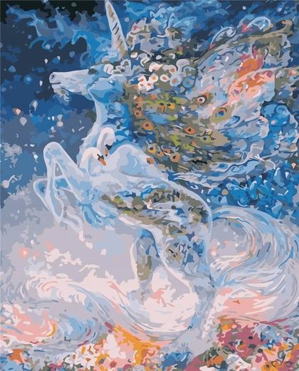 Malování podle čísel Kouzelný jednorožec 40x50 /ArtiFly