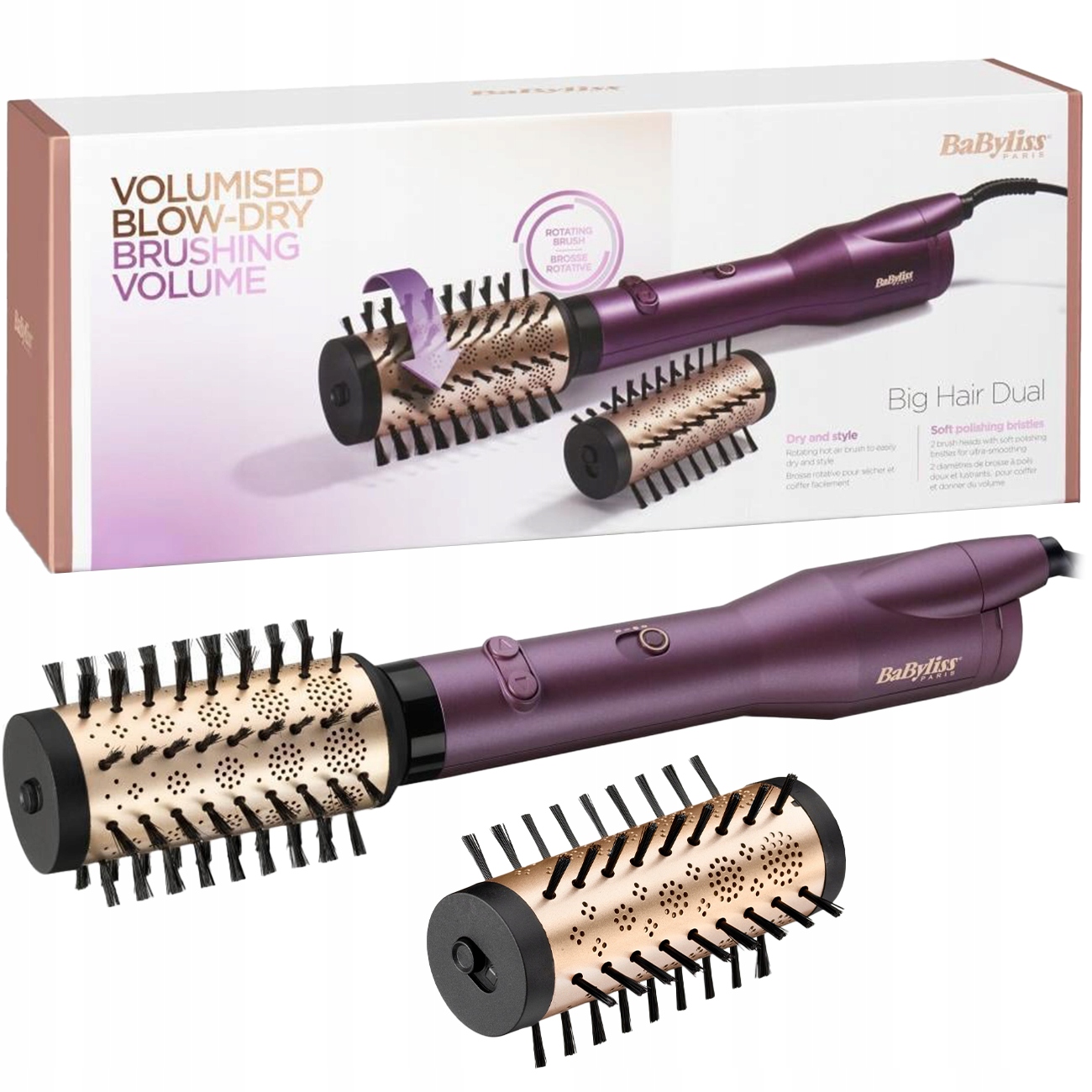 Babyliss Big Hair Dual AS950E 650 W Kulmofén Fén