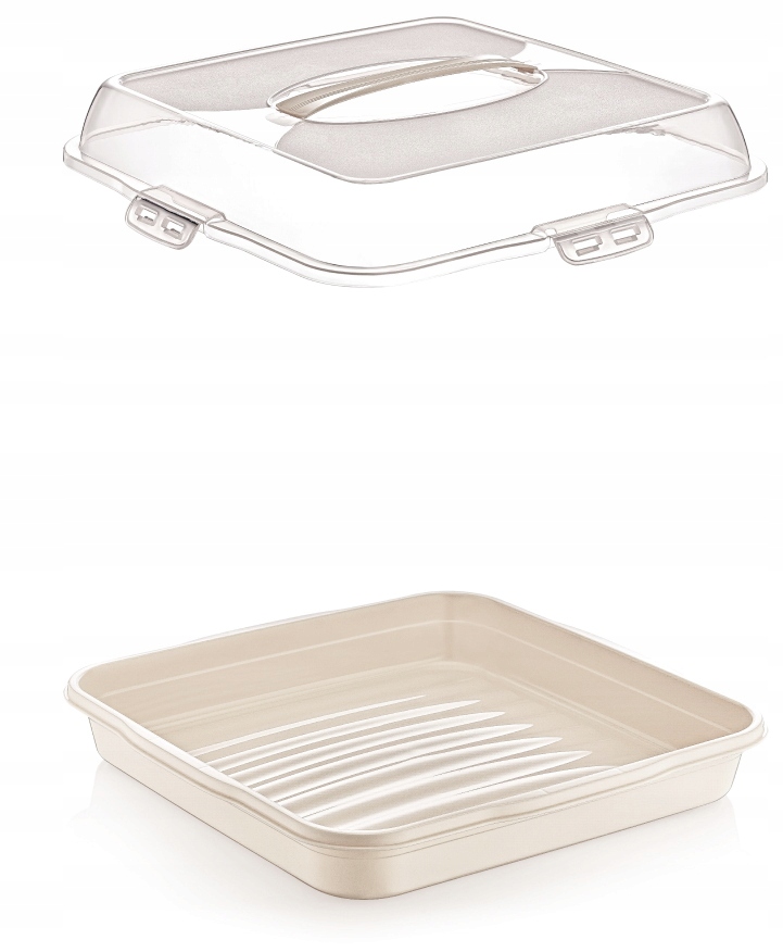 TACA PATERA POJEMNIK KWADRATOWY NA CIASTO 35CM Marka Tragar