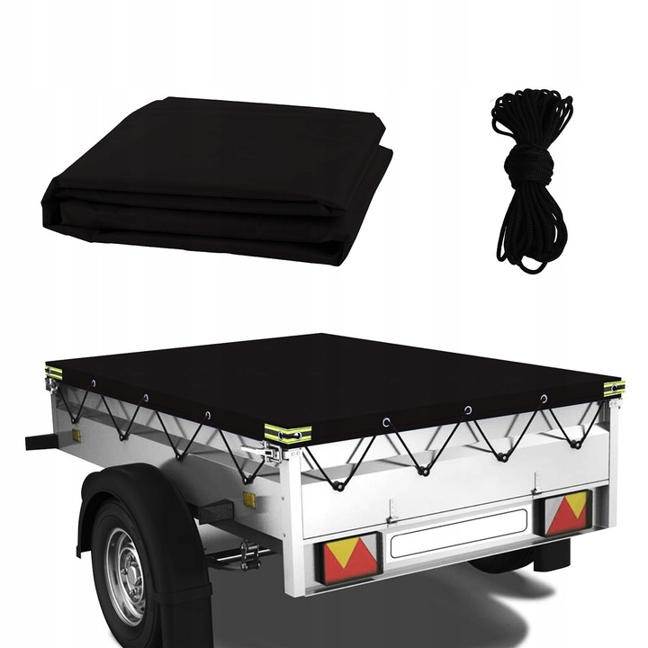 Plachta Na Přívěs Plochá, Plachta Na Přívěs, Návěs, Černá