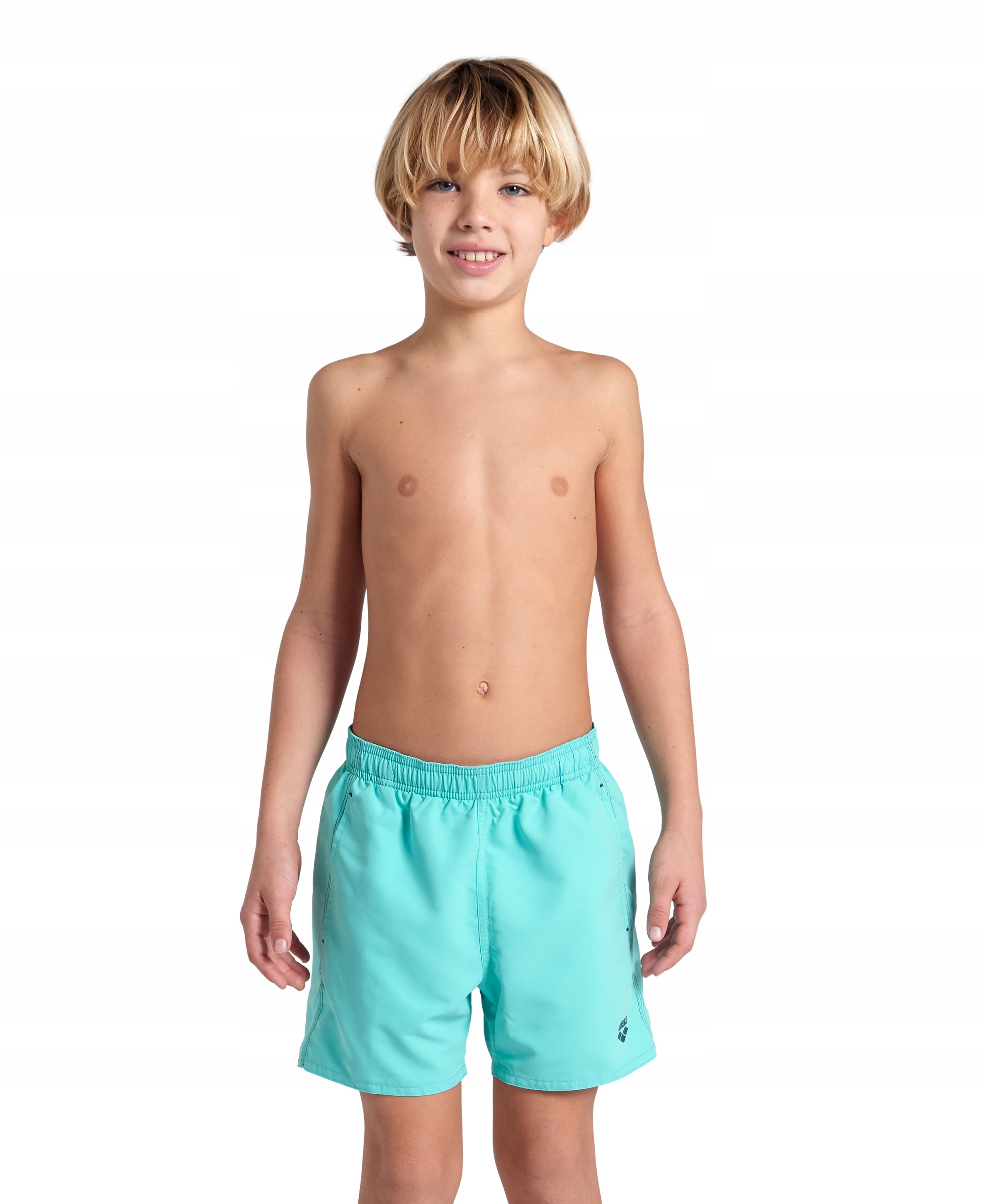 Spodenki kąpielowe chłopięce Arena Beach Boxer Solid R 140