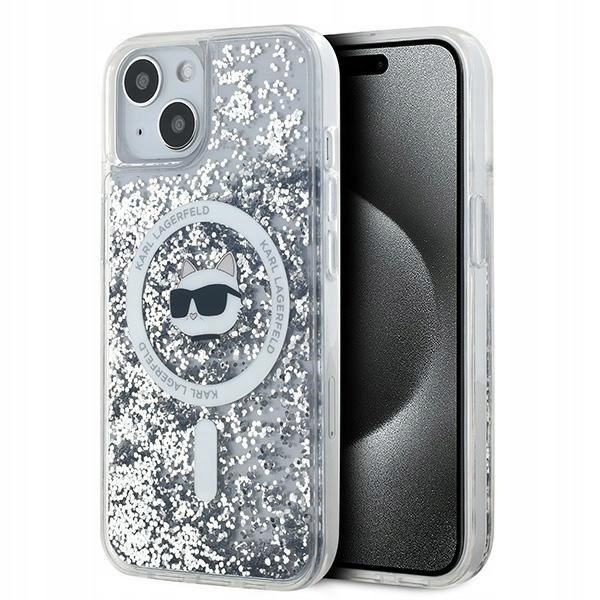 Karl Lagerfeld KLHMP15SLGCHSGH iPhone 15 14 13 6.1" hardcase trans