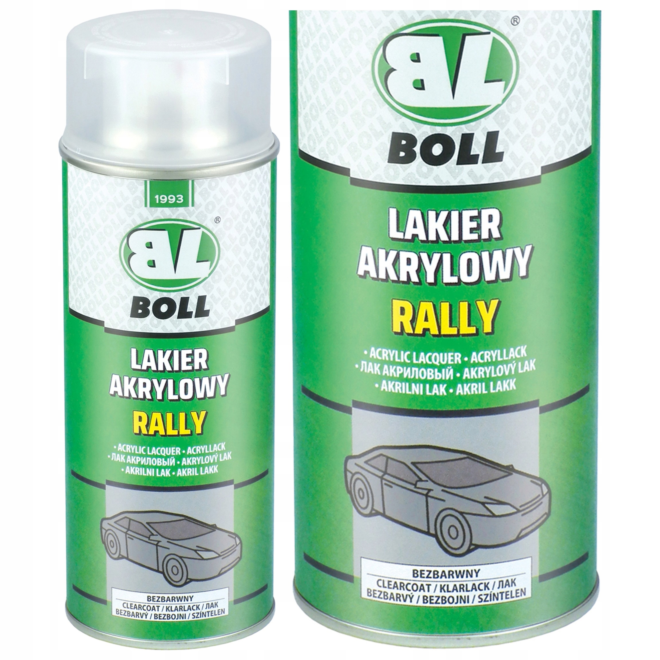 Lakier akrylowy do felg BOLL bezbarwny spray 400ml