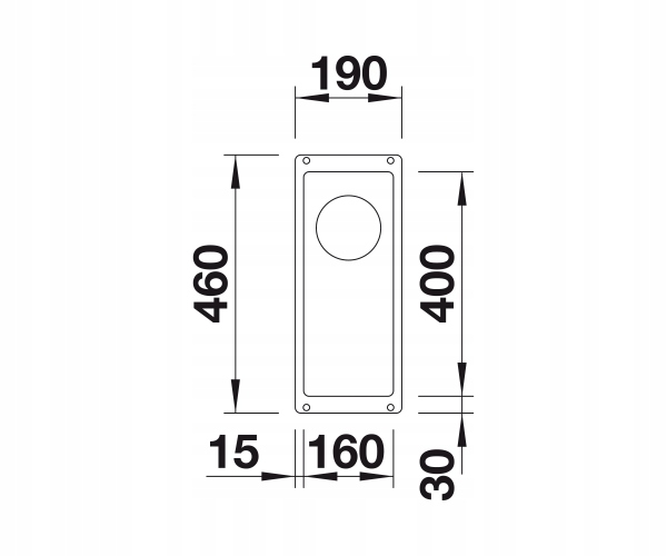 Zlew Blanco SUBLINE 160U antracyt 523396 + syfon Kod producenta 523396