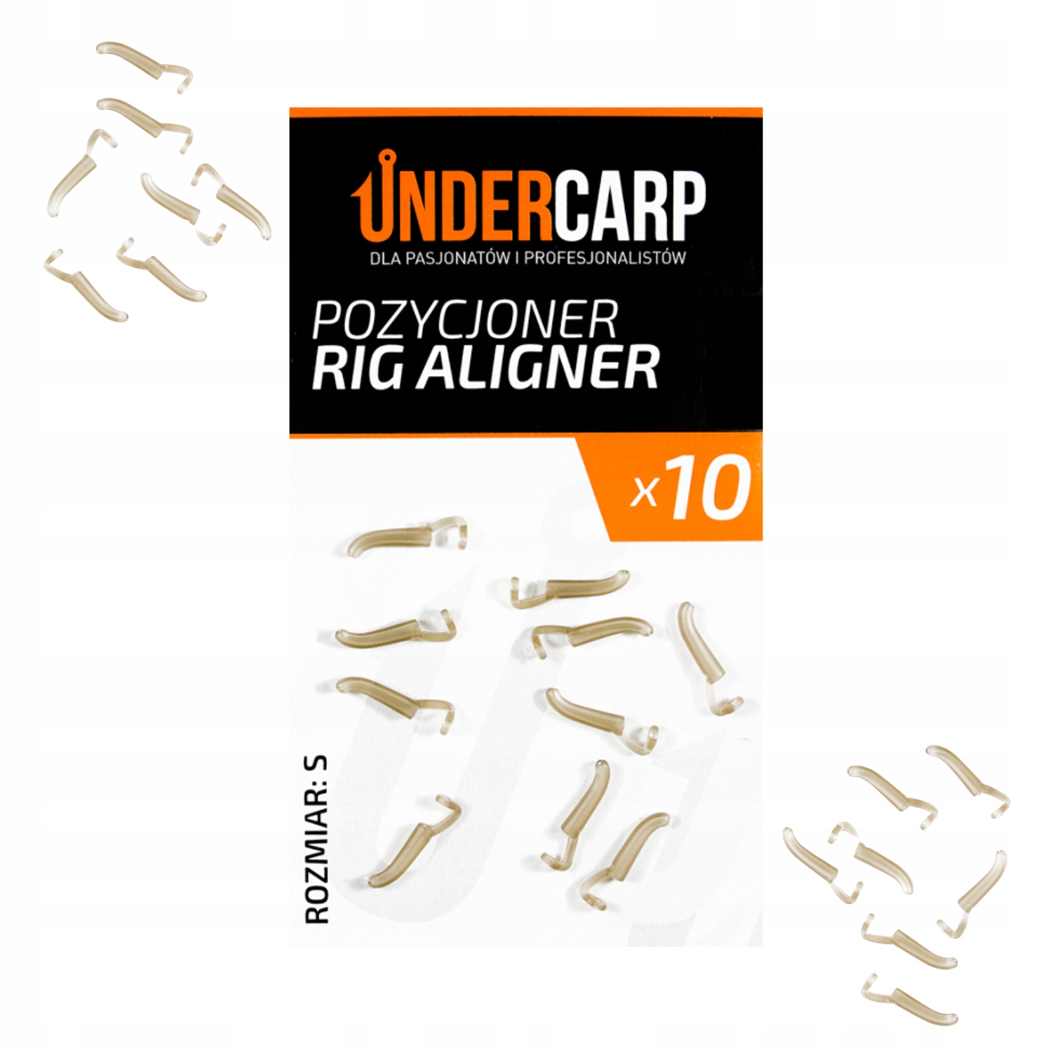 Pozycjoner Haczyka Rig Aligner Brązowy Undercarp Rozmiar S