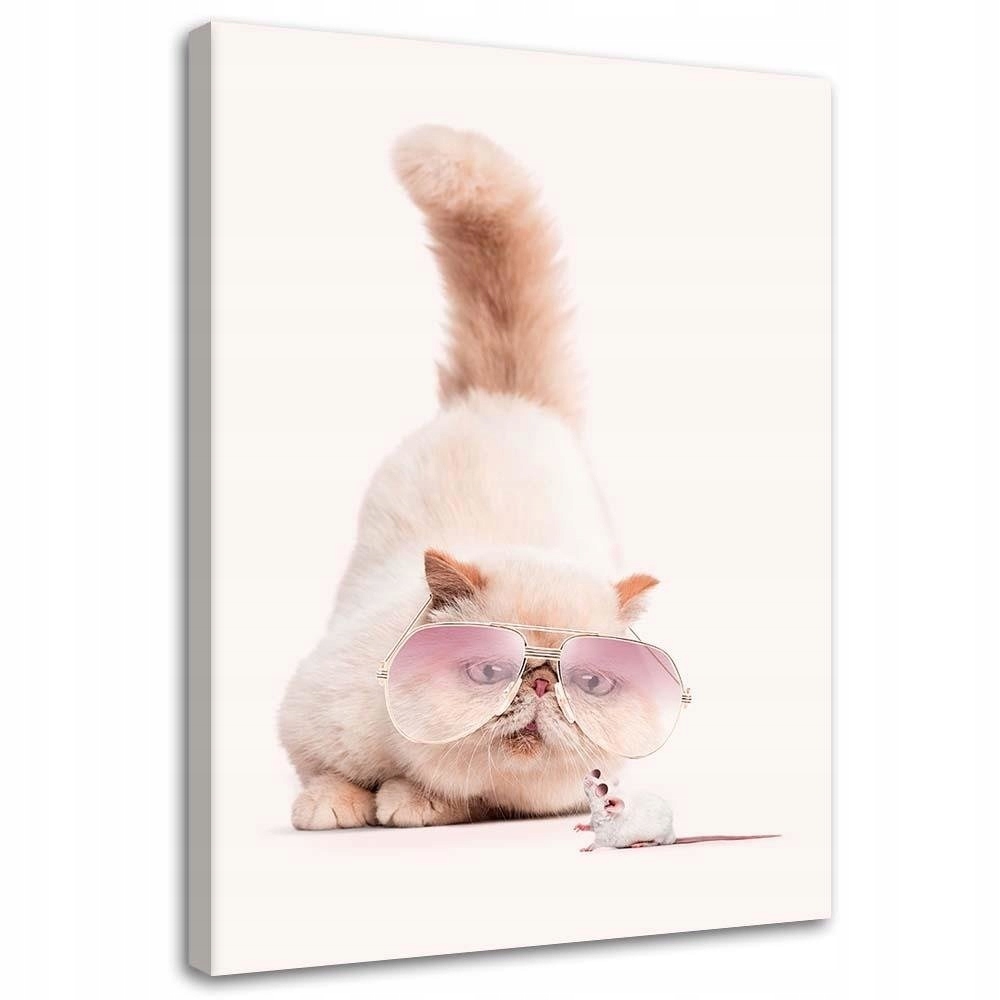 

Obraz Na Ścianę Kot I Mysz Canvas 50x70