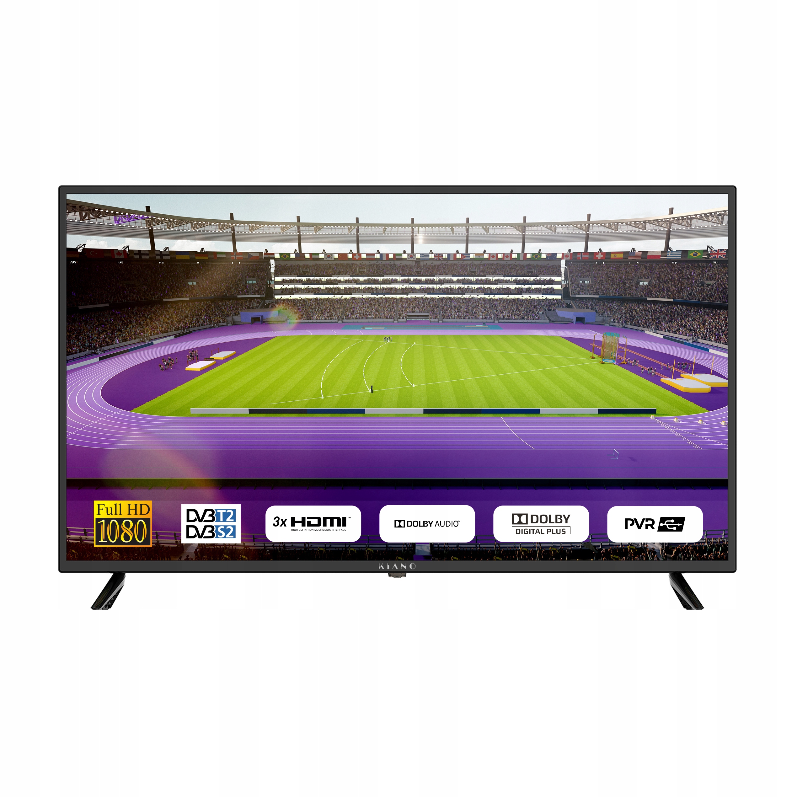 Televízor kiano KE40 Smart Led 40 palcov Full hd wifi 3x hdmi miracast