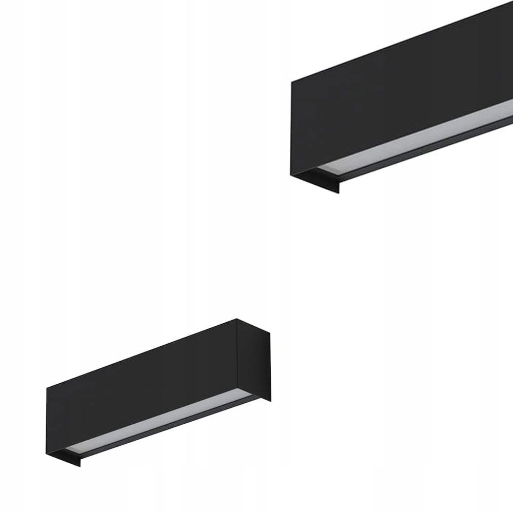 Černé minimalistické nástěnné svítidlo Straight Wall Black Xs 1xE14 Nowodvorski