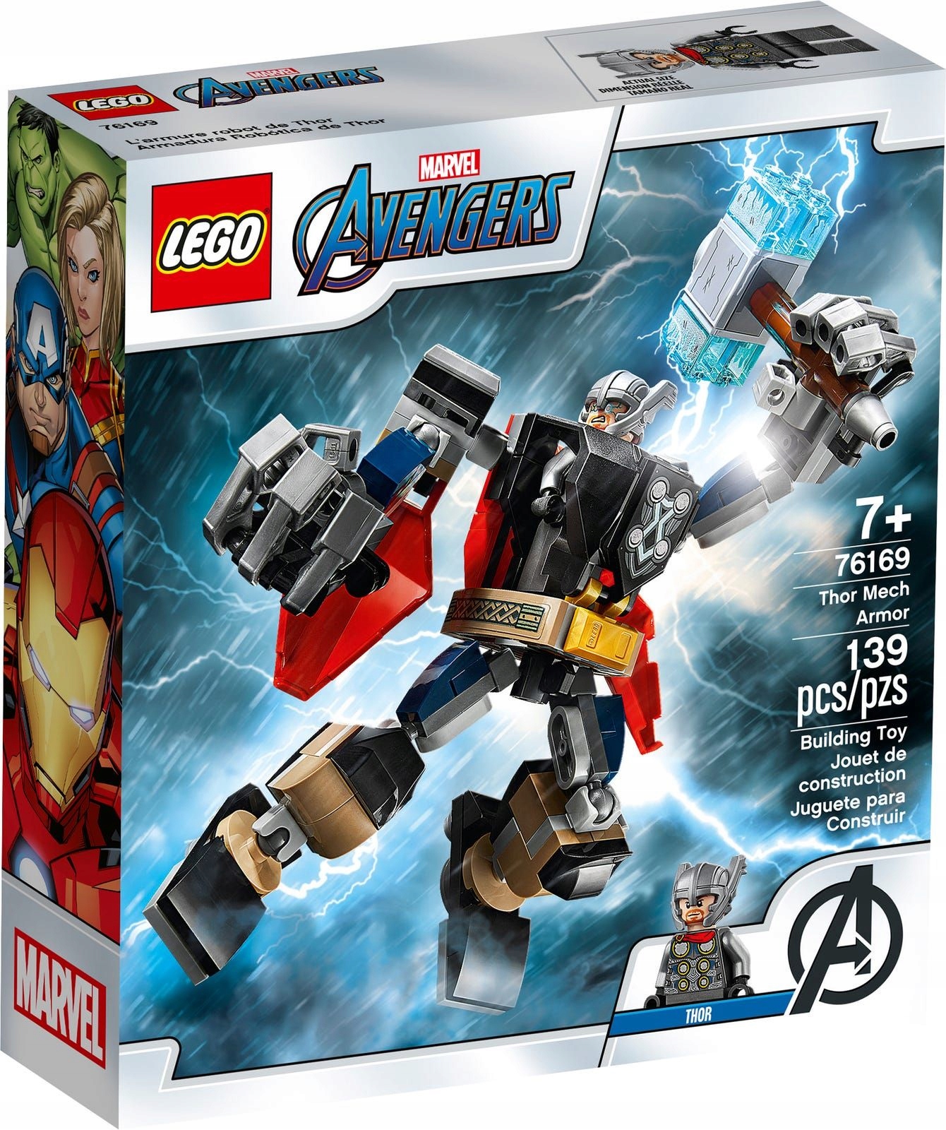 Lego Marvel 76169 Opancerzony mech Thora nowy