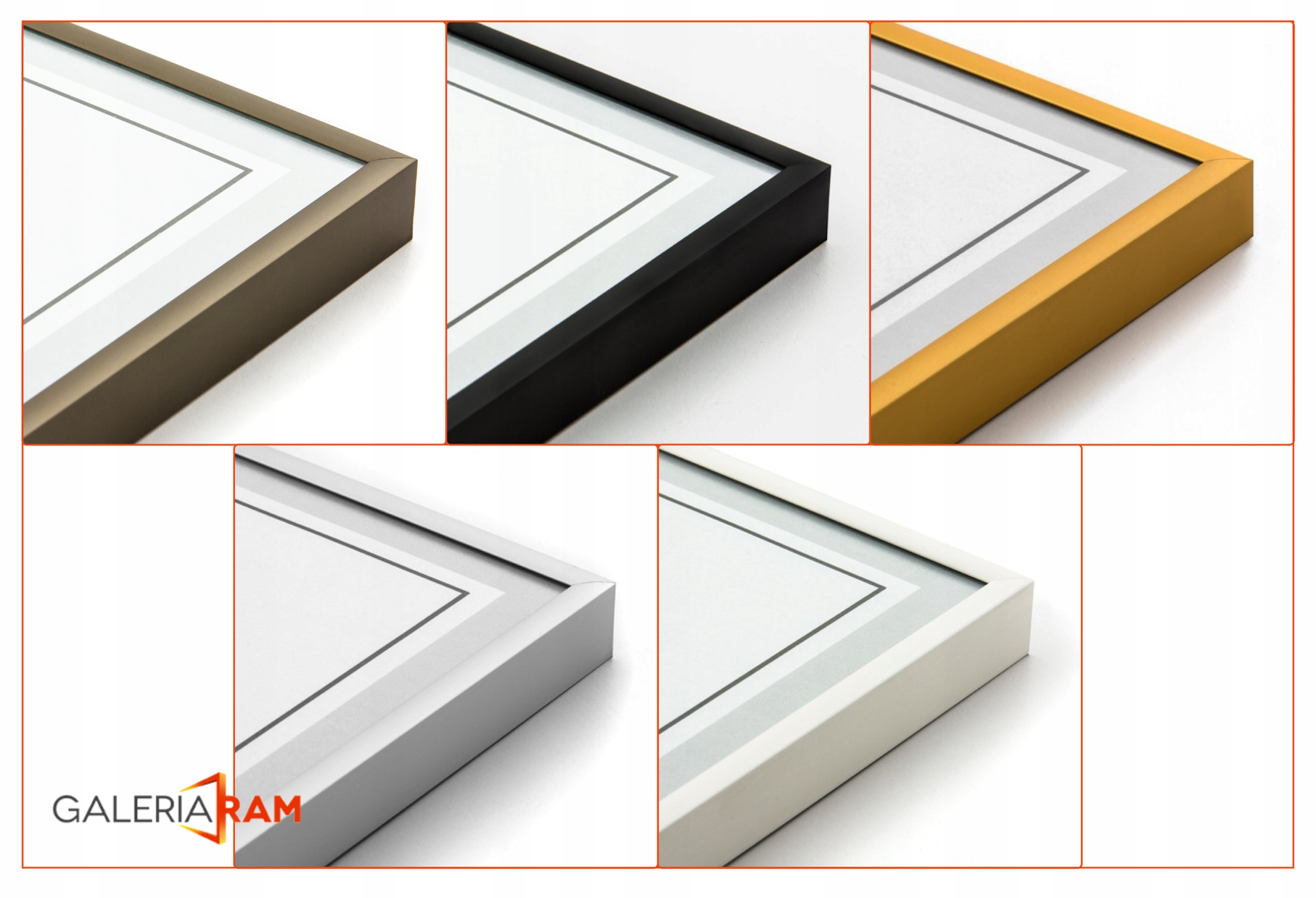 Rama,ramka ALUMINIOWA - na WYMIAR- PRODUCENT-