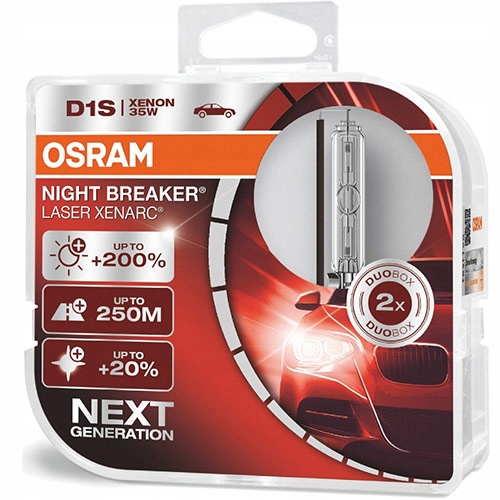 

2x Xenon Żarnik D1S Osram Night Breaker LASER+200%