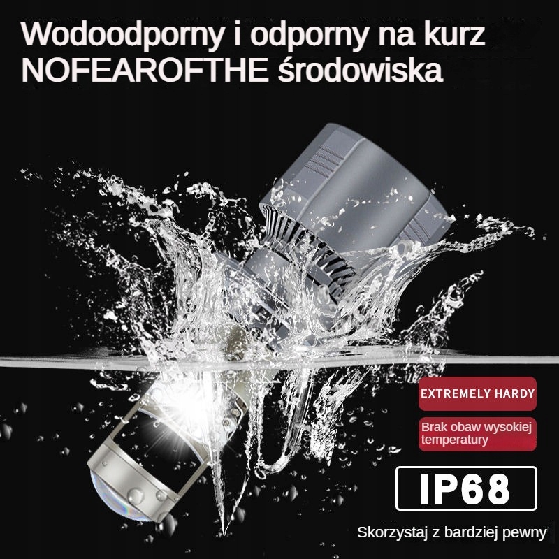 ZESTAW SOCZEWKA BI LED H7 reflektory PROJEKTOR 2x EAN (GTIN) 6952443418925