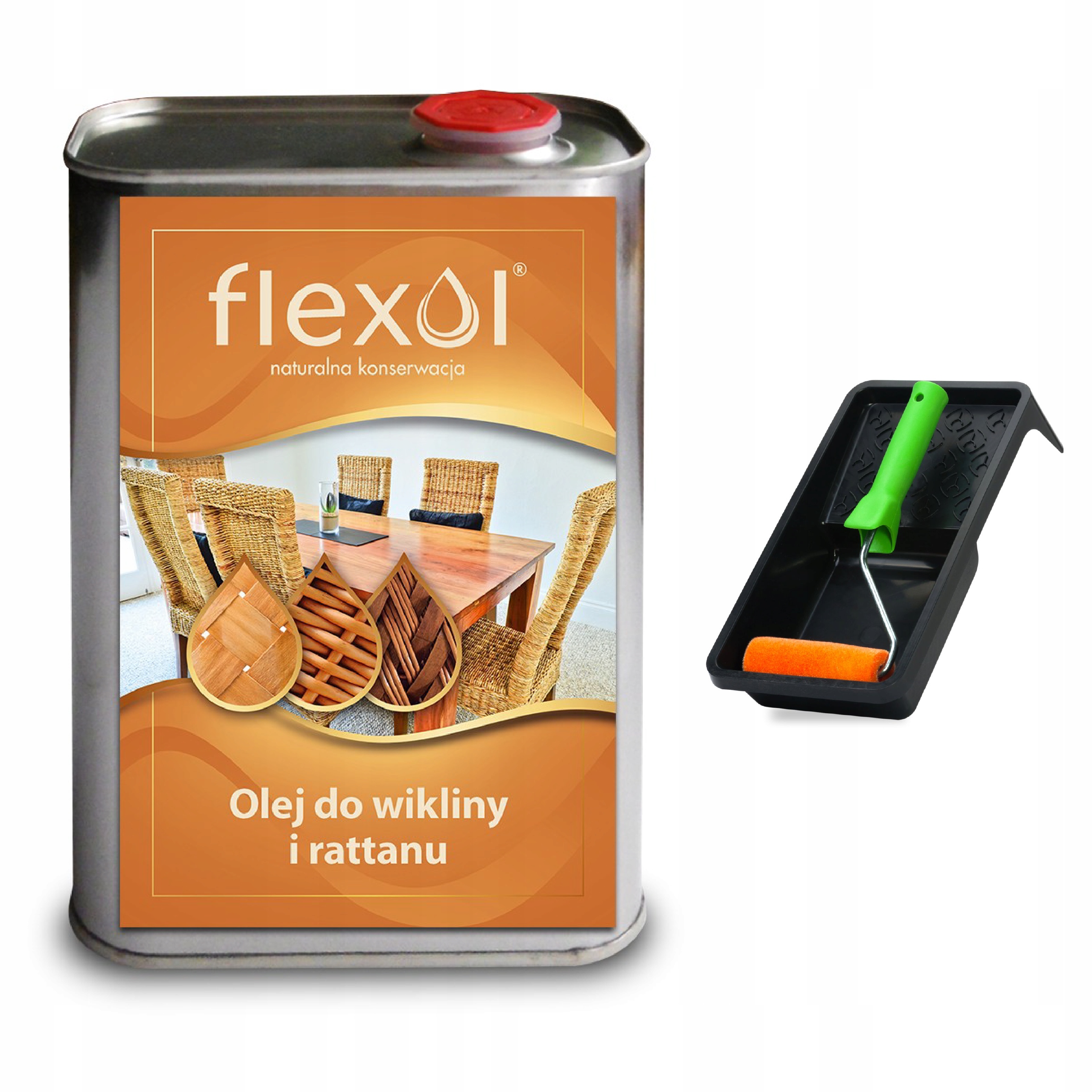 Olej do wikliny i rattanu KUWETA GRATIS 1L