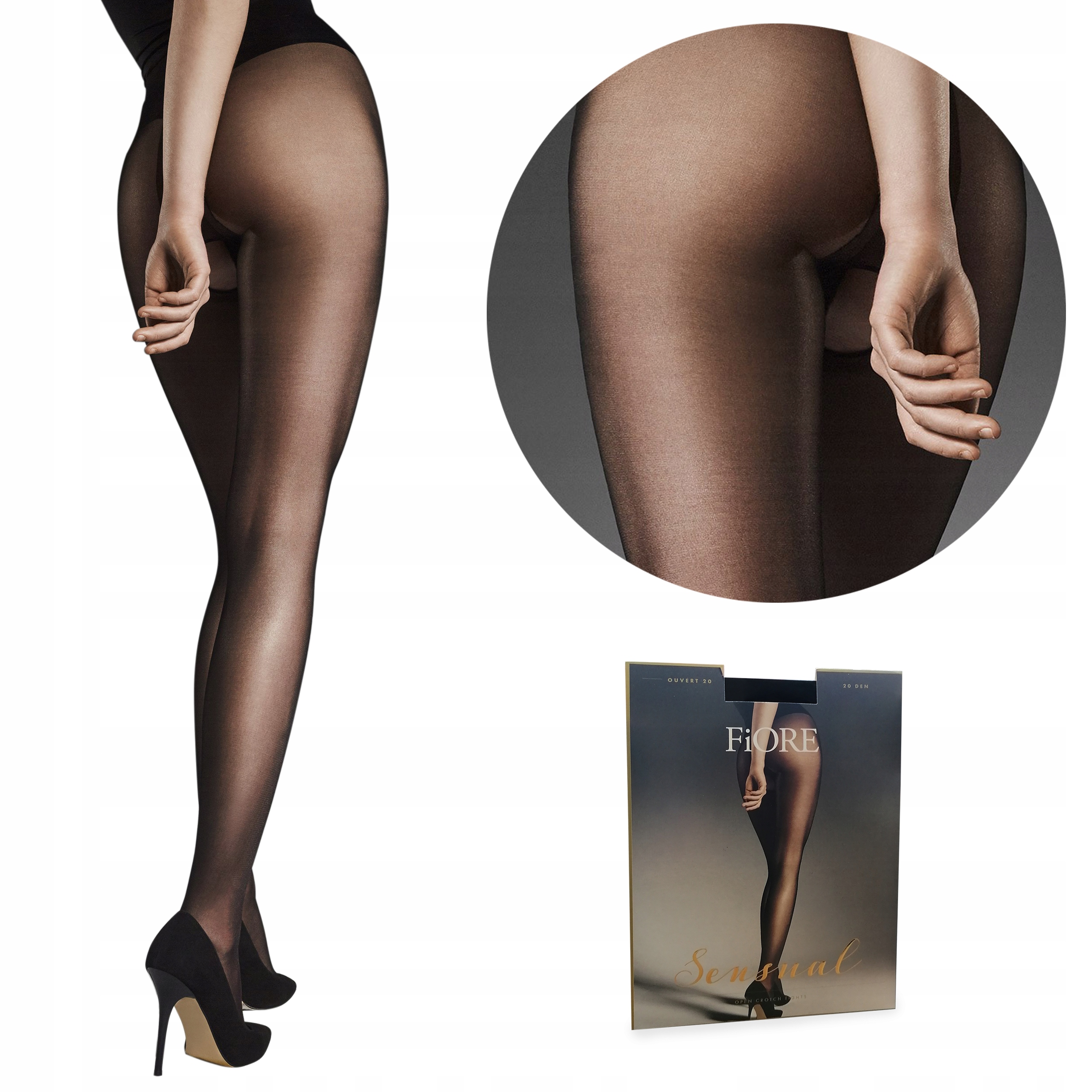 

Rajstopy Fiore Ouvert 20 den otwarty krok 4-L