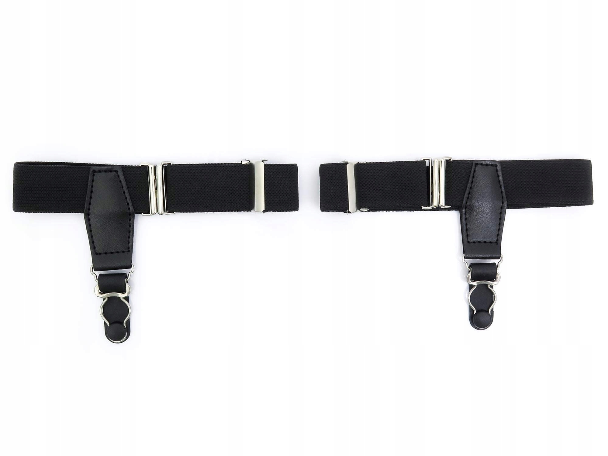 CZARNE SZELKI / PODWIĄZKI DO SKARPET Y3 Marka inna