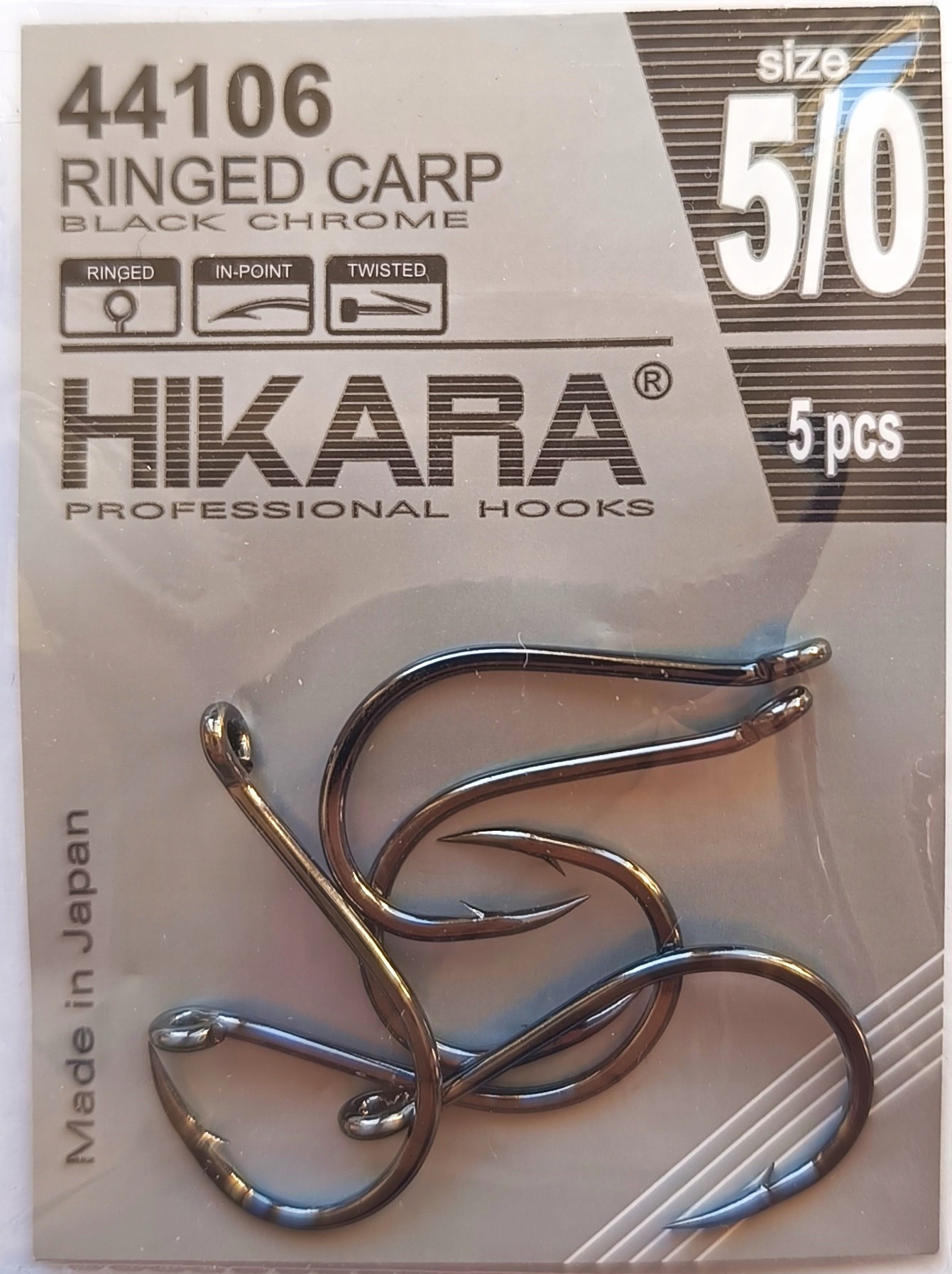 Haki Traper Ringed Carp black chrome nr 5/0