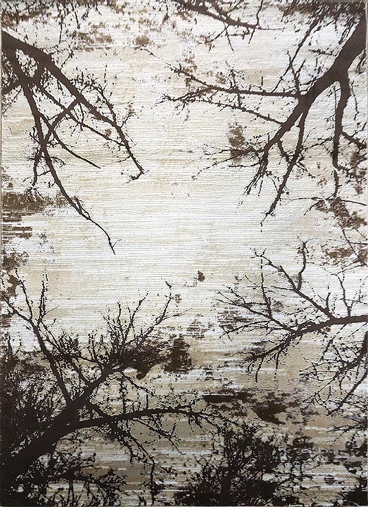 

Dywan 160x220 Drzewa Art Glamour Beżowy Do Salonu