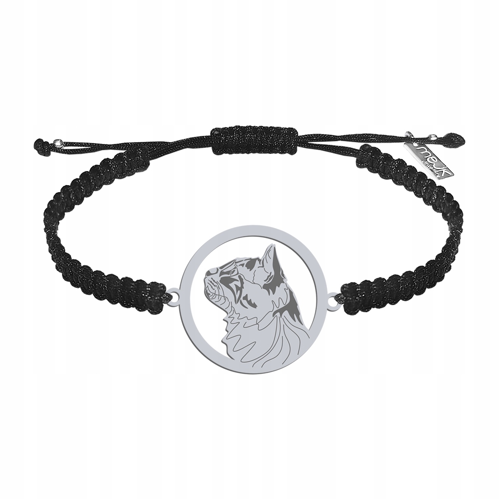 Stříbrný náramek s Aphrodite Cat 925 Makramé Šperky Gravírování Bonus