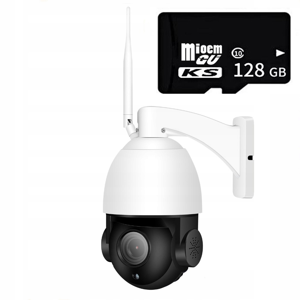 KAMERA OBROTOWA ZEWNĘTRZNA WIFI 30X ZOOM 8MPX 4K 128GB SD