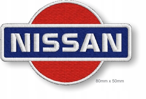 

Naszywka termo - Nissan 80mm x 50mm Haft tuning