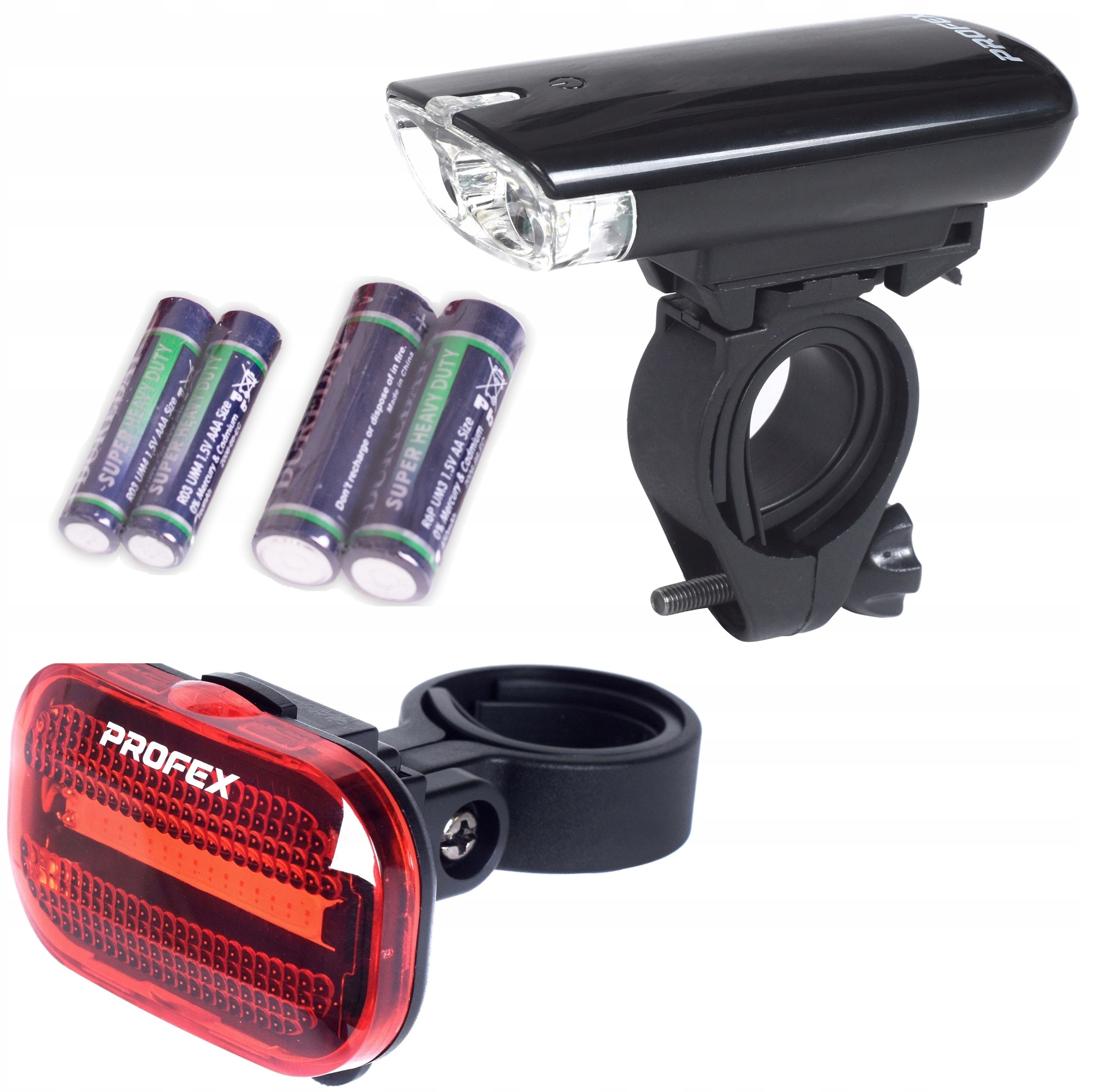 Набор велосипедных фонарей для велосипеда передний задний светодиодный