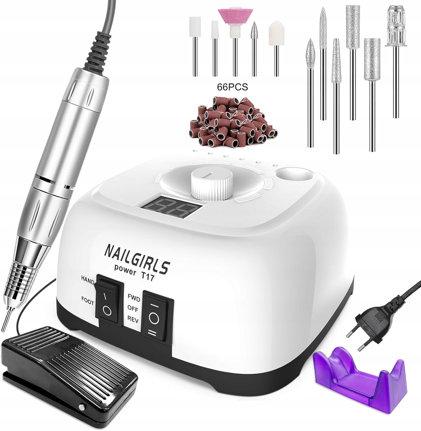 Bruska na nehty, Nailgirls Elektrická Bruska na nehty