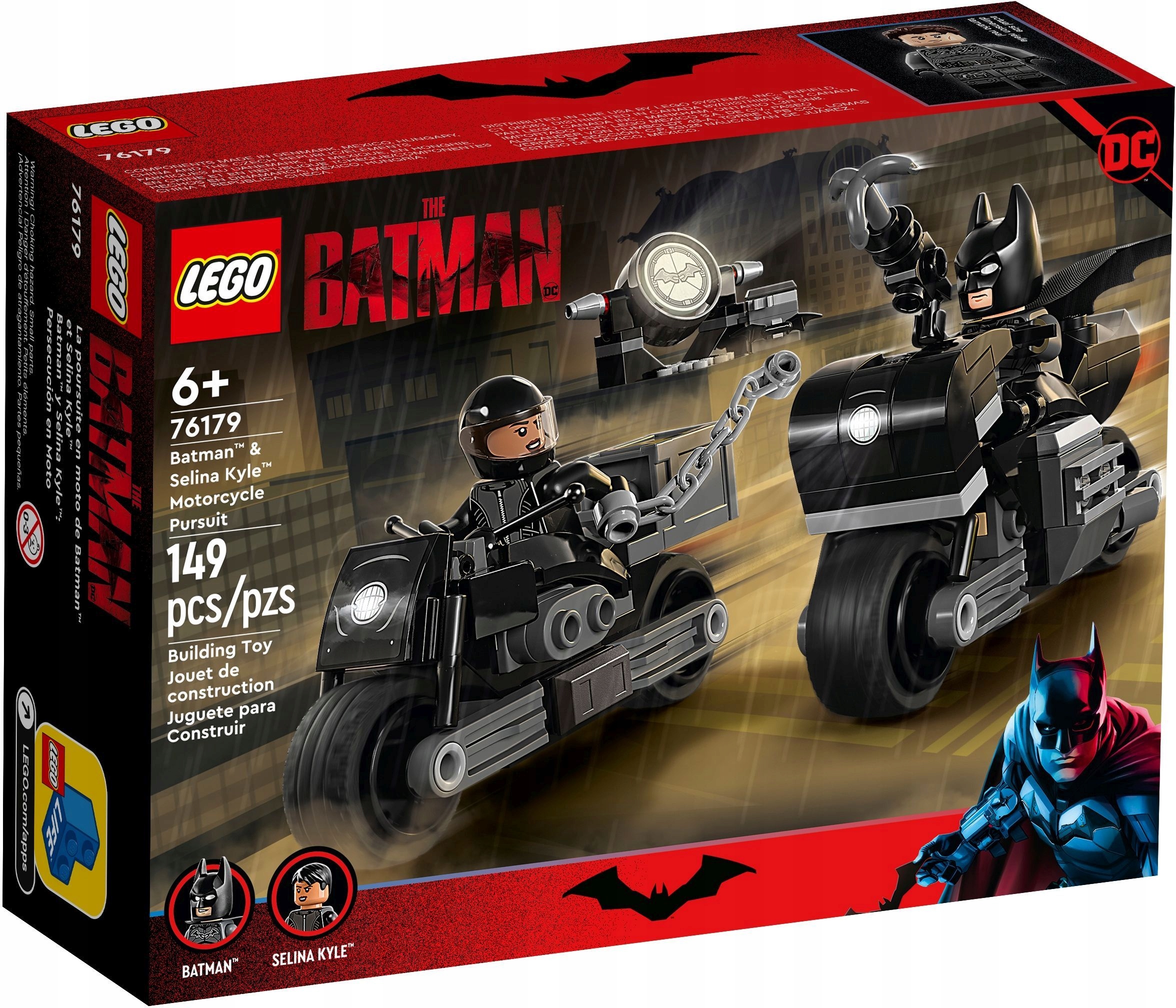 

Lego DC 76179 Motocyklowy pościg Batmana i Seliny