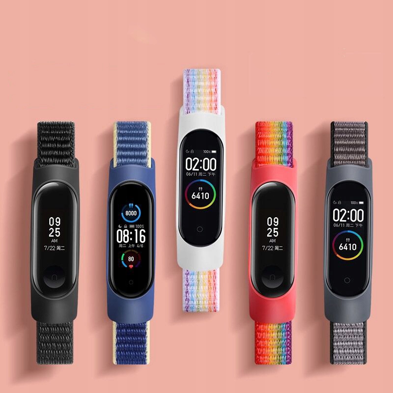 OPASKA PASEK DO XIAOMI MI BAND 3/4/5/6 - KOLORY Kolor szary