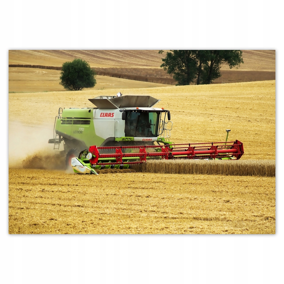 Fototapety vliesové 368x254 Kombajn Žatva