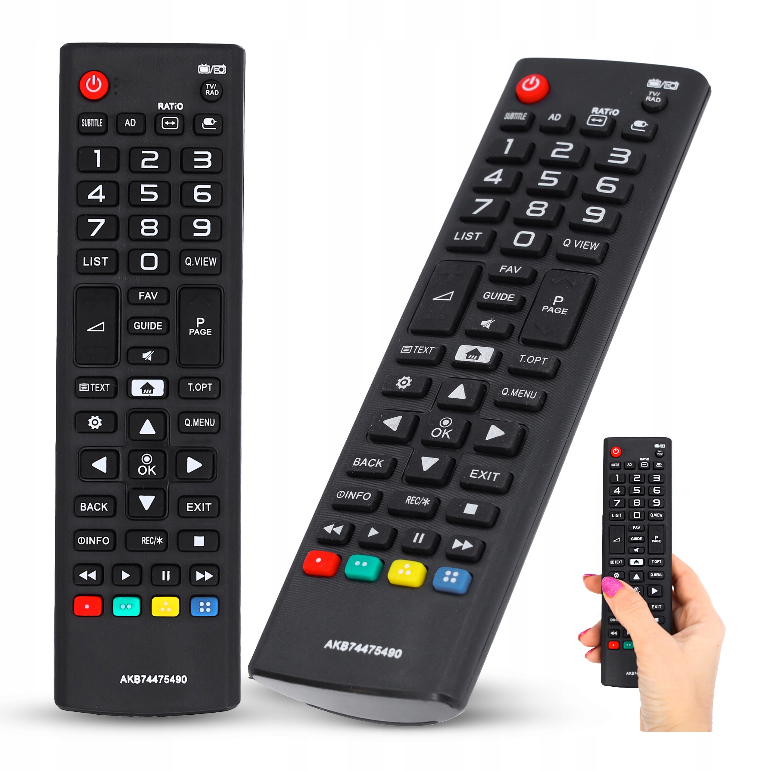 Пульт дистанционного управления Cadro для LG TV универсальная замена черный