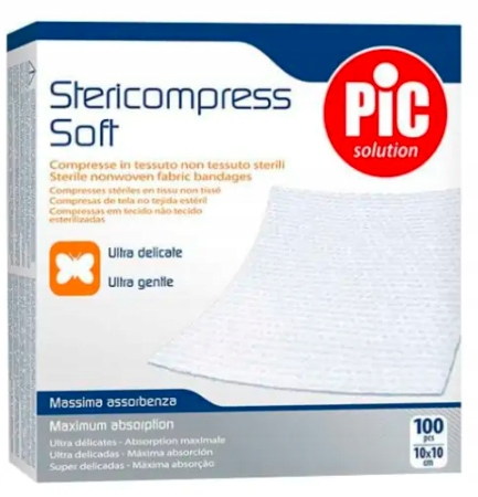 

Pic StericompressSOFT kompres włókninowy 10x10 100