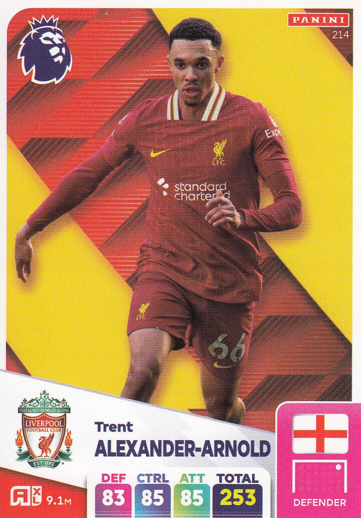 Premier League 2025 Base Card Trent Alexander-Arnold 214
