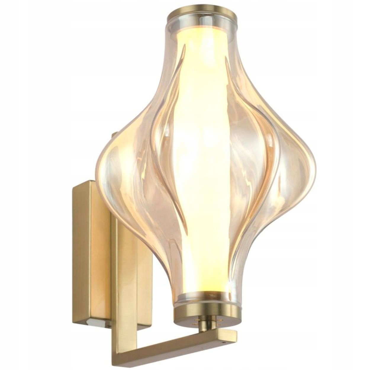 Nástenné svietidlo Elva Brass mosadz 1xLED Nástenná Lampa Do Izby Led Osvetlenie