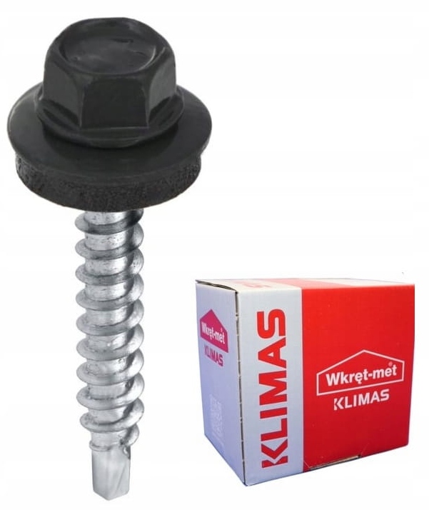 

Wkręty Farmerskie Farmery 4,8x19 Ral 7016 Zszywka