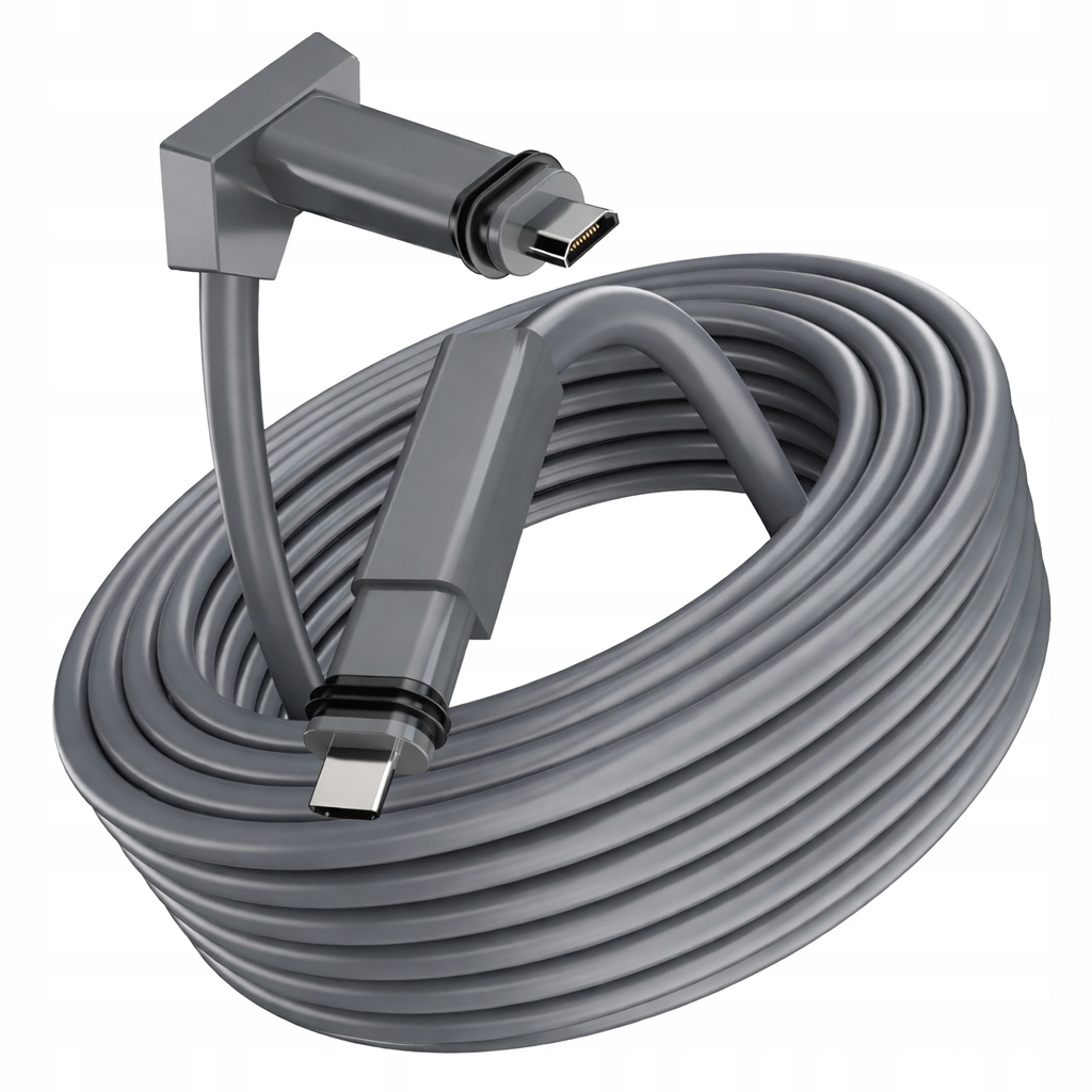 Kabel Starlink 10 m pro obdélníkovou anténu V2 voděodolný, šedý