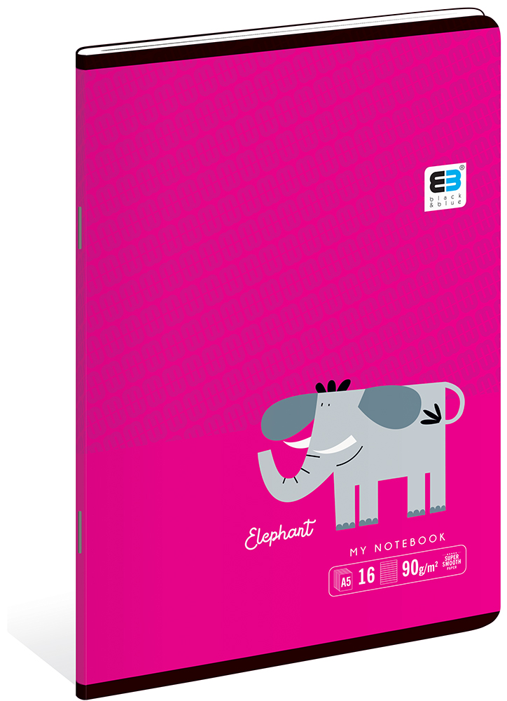 

Zeszyt Interdruk A5/16 kratka 90g/m2 Bb zwierzęta