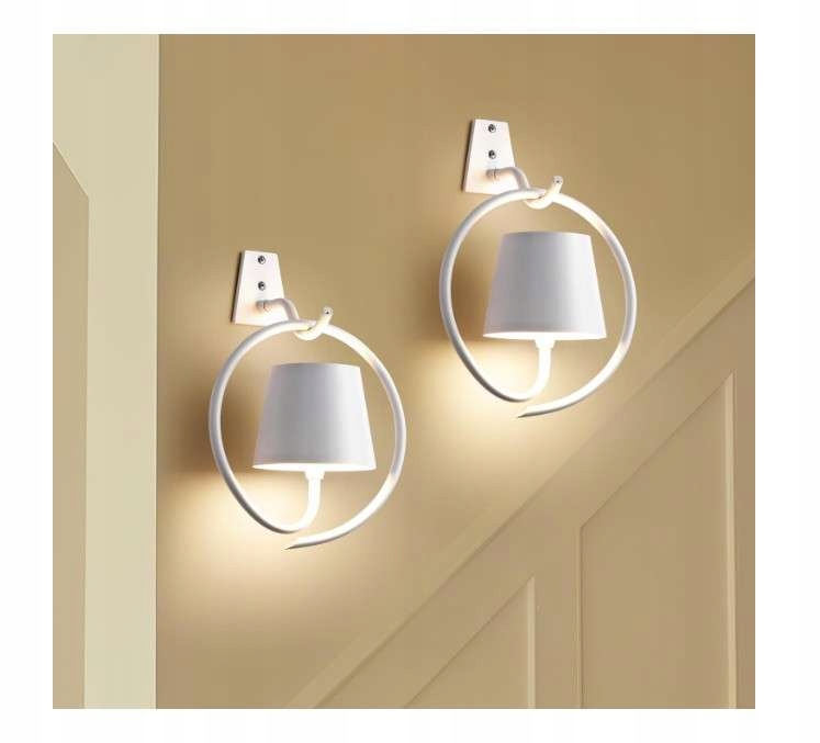 Nástěnná Led lampa přenosná, akumulátorová, na Usb, bílá, barva 2ks