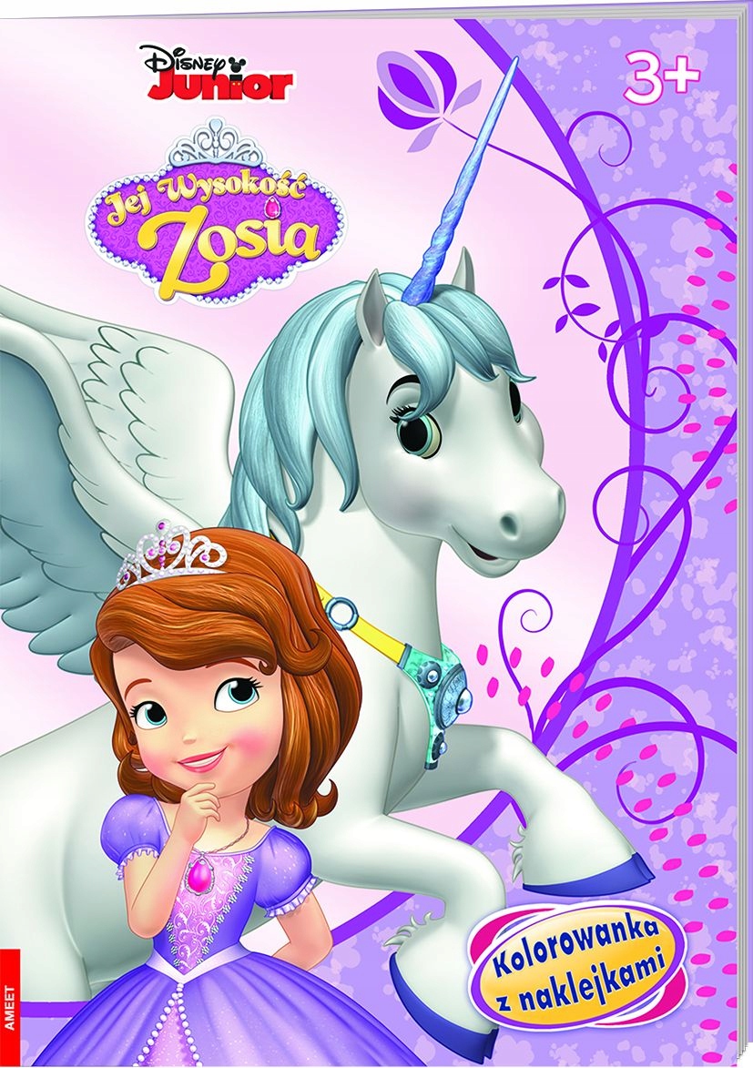 

Disney Jej Wysokość Zosia Kolorowanka z naklejkami