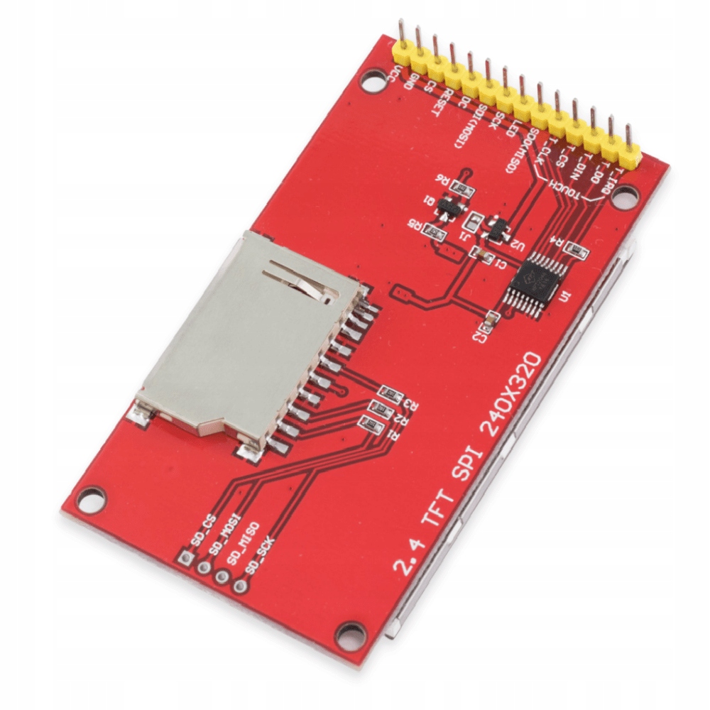 Wyświetlacz TFT Arduino 2,4" SPI ILI9341 SD Kod producenta TFT LCD 2,4