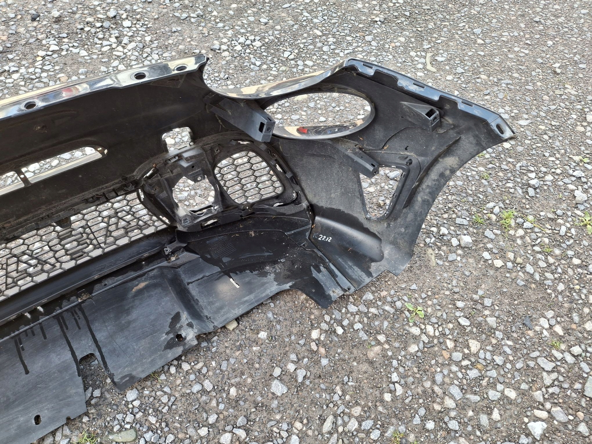 front bumper FIAT 500 LIFT ABARTH 2015R->