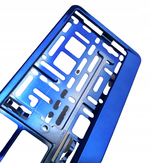 Podkładka Ramka Pod Tablicę Rej. Niebieska Lakier