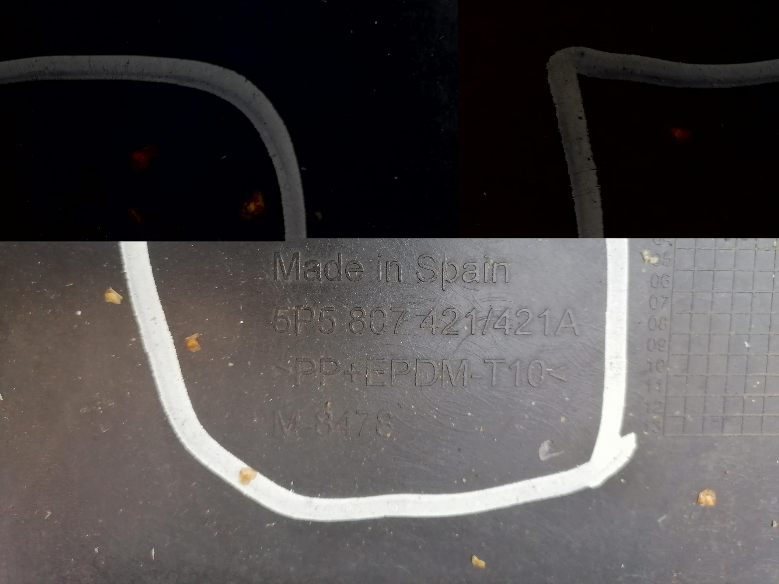bumper rear part SEAT TOLEDO III 5P5807421