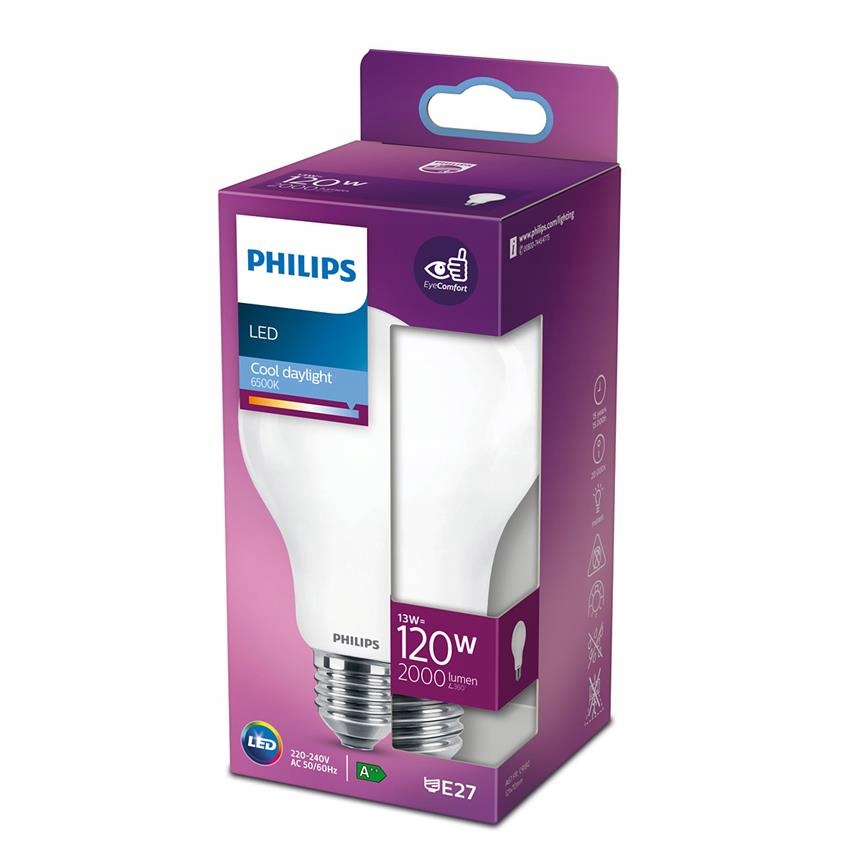 

Philips Żarówka Led A67 E27 13W =120W 6500K zimna