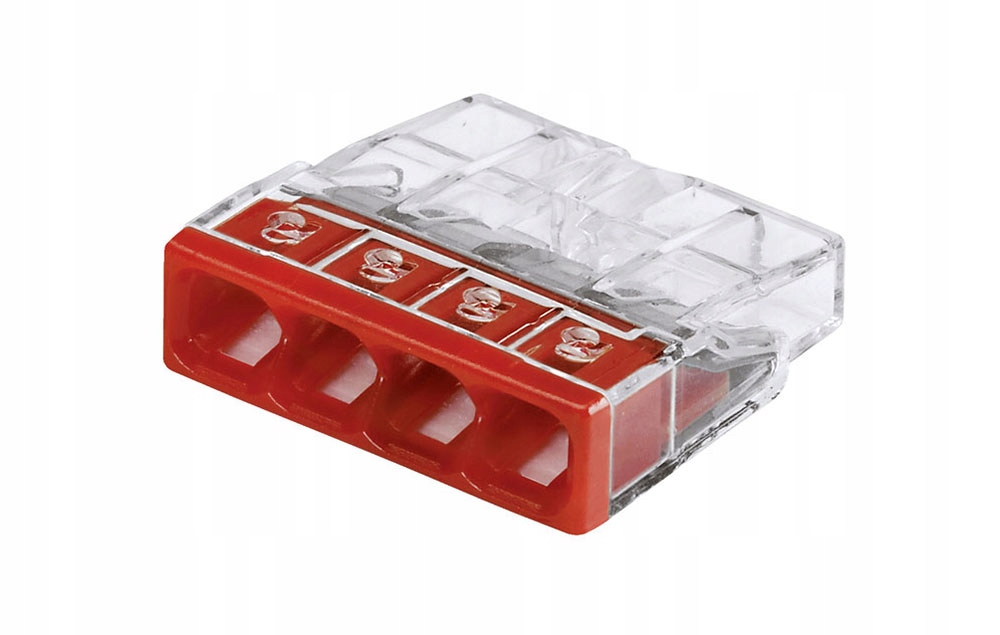 

Złączka Wago Compact 4x0,5-2,5 transparentna