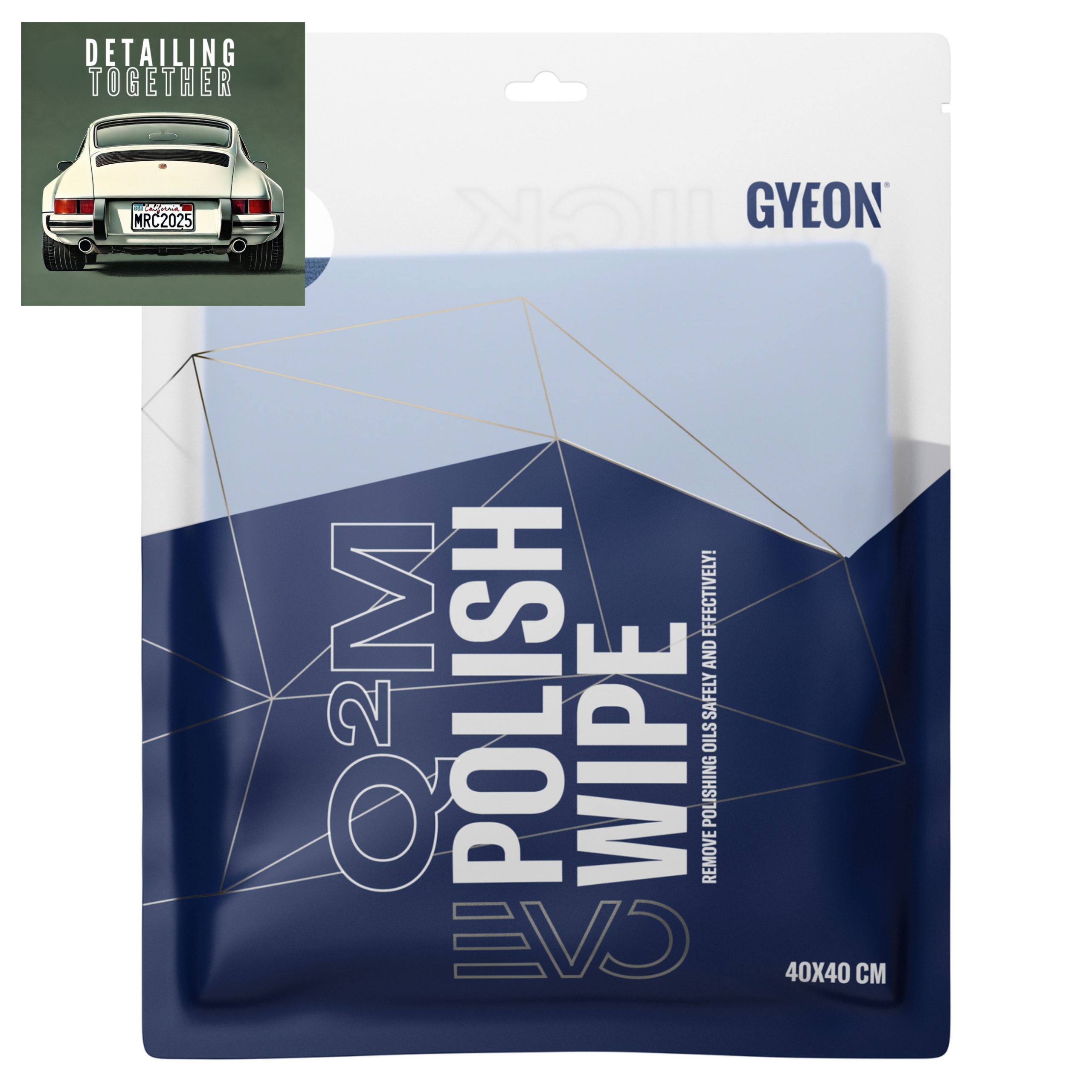 Gyeon Q2M Polish Wipe Evo Delikatna Mikrofibra Polerowanie Auto 40x40cm
