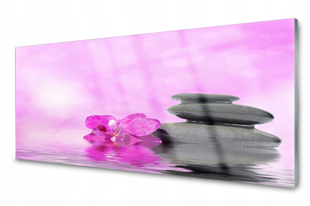 

Panel szklany do kuchni Płytka Kwiat 125x50