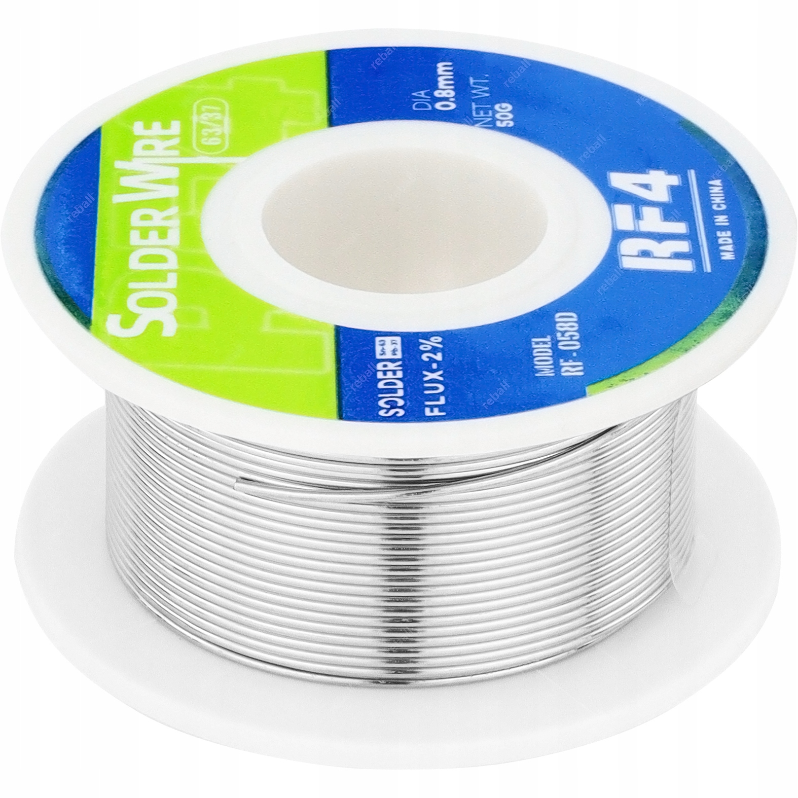 CYNA Z TOPNIKIEM OŁOWIOWA 0,8mm 50g DO LUTOWNIC PRECYZYJNYCH SPRAWDZONA HQ Kod producenta RF-058D