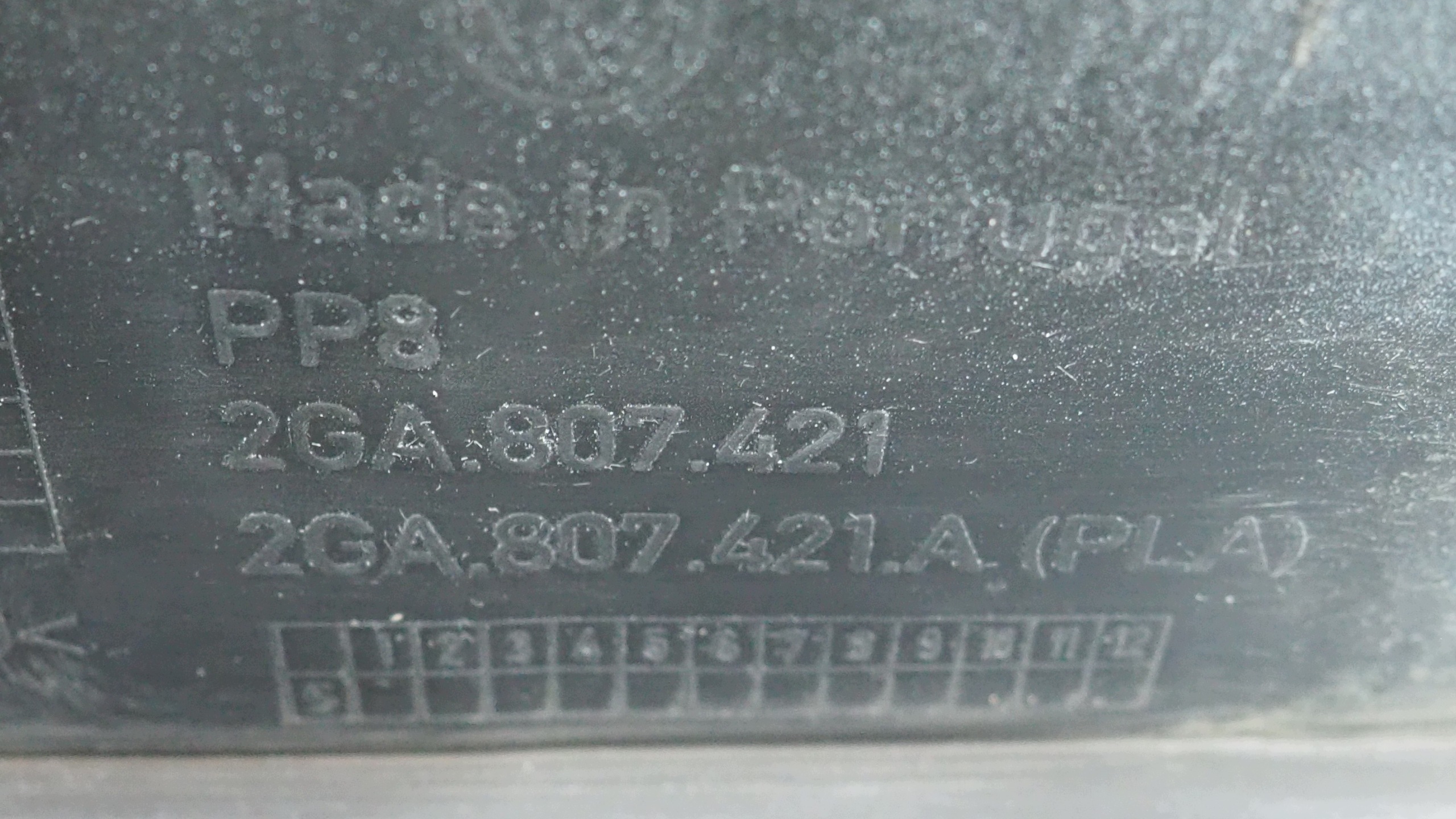 VW T Roc Stoßstange heck hinten 2GA807421