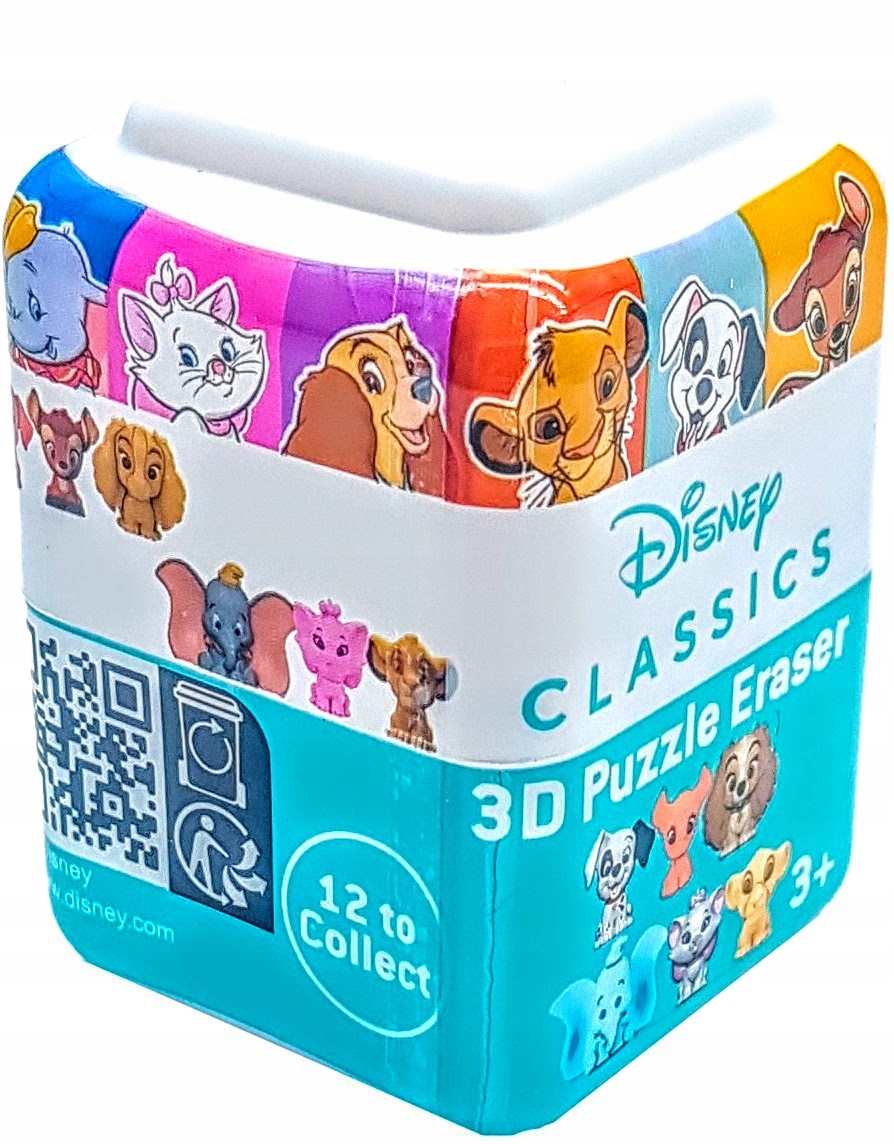 DISNEY FIGURKA GUMKA DO MAZANIA SASZETKA NIESPODZIANKA UKŁADANKA 3D Kod producenta 3987