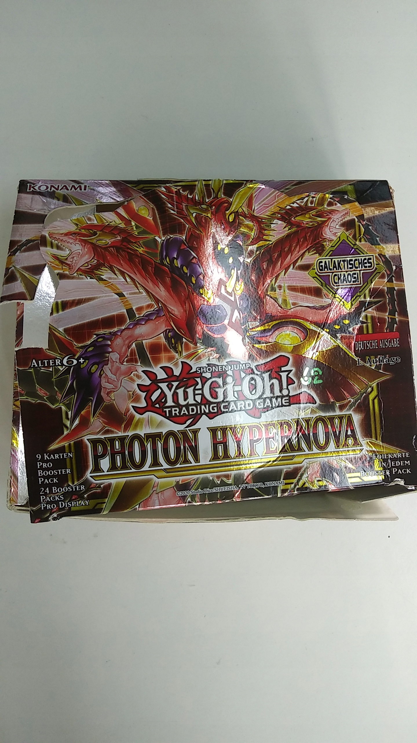 KARTY KOLEKCJONERSKIE Yu-Gi-Oh! Photon Hypernova 205SZT T4E207 Nazwa Photon Hypernova 1st Edition - Booster Display